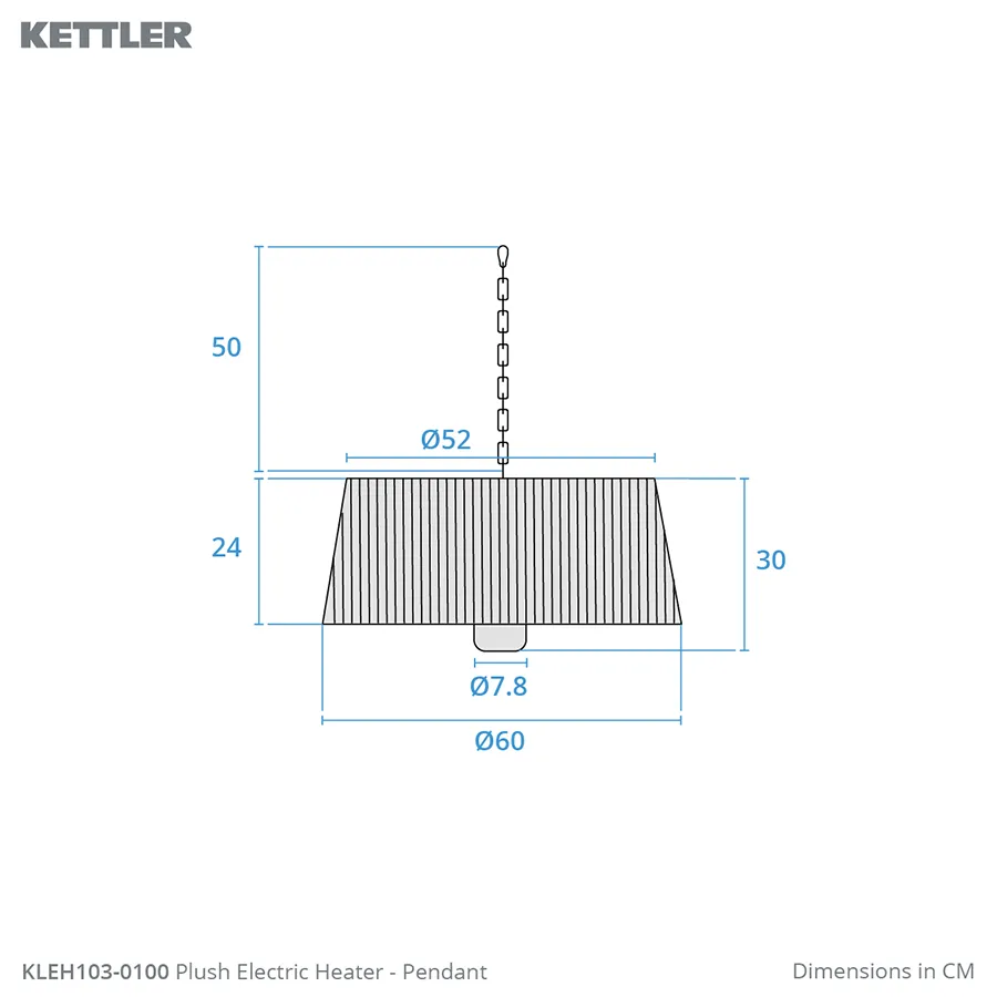 Kalos Plush Electric Heater Pendant - Image 5
