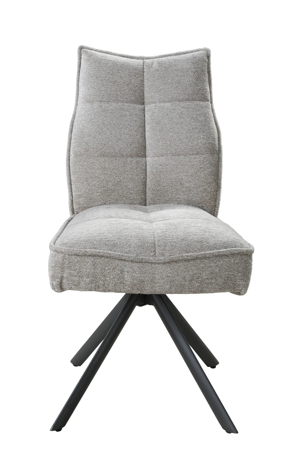Rachel Auto Swivel Dining Chair with pocket sprung- Sand (pair) - Image 5