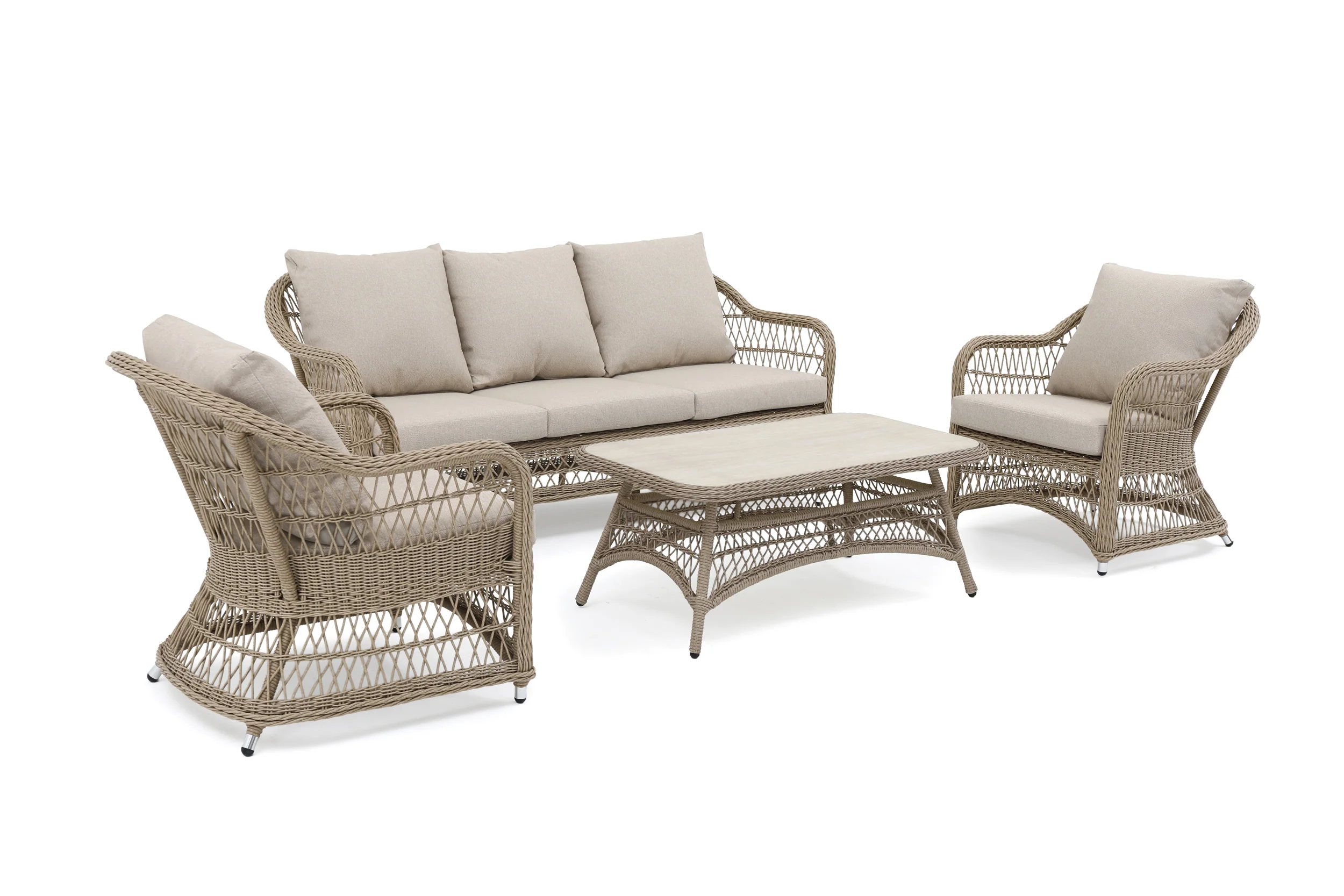 Sahara Wicker Sofa Set - Image 10