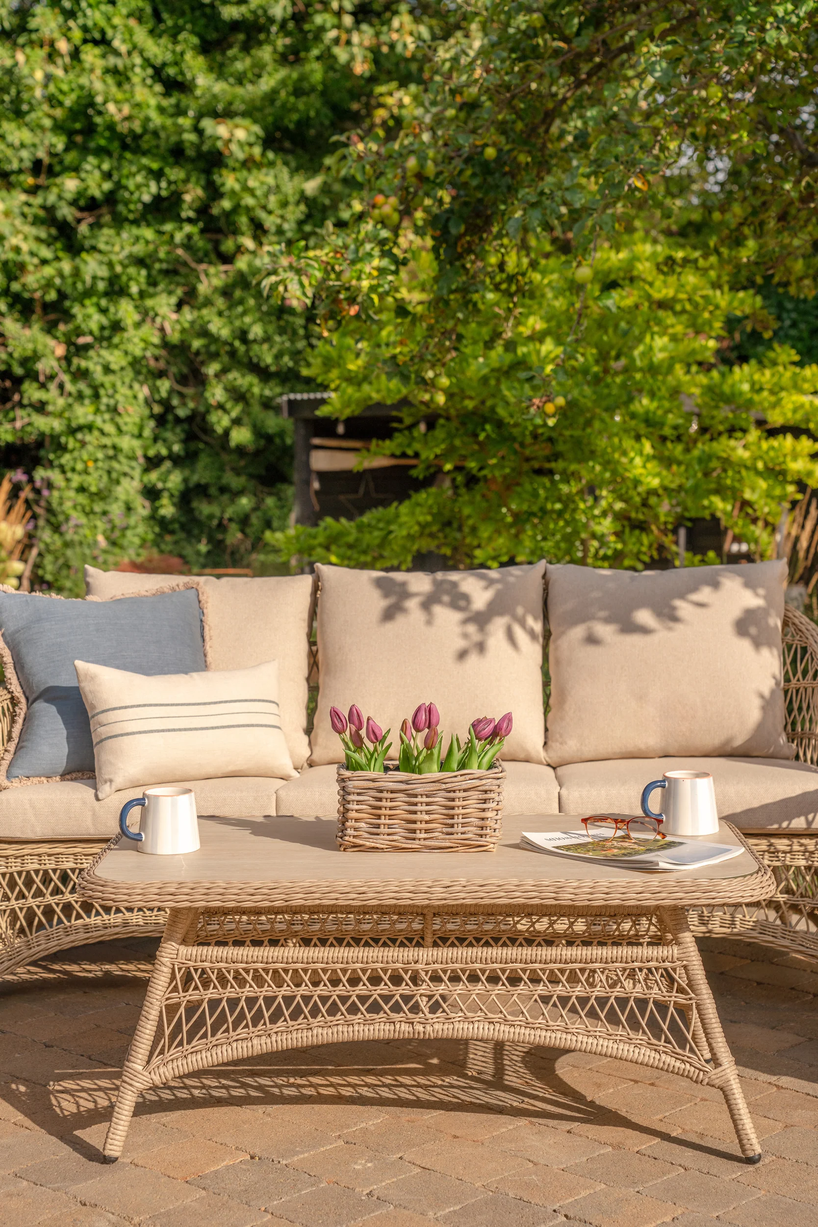 Sahara Wicker Sofa Set - Image 3