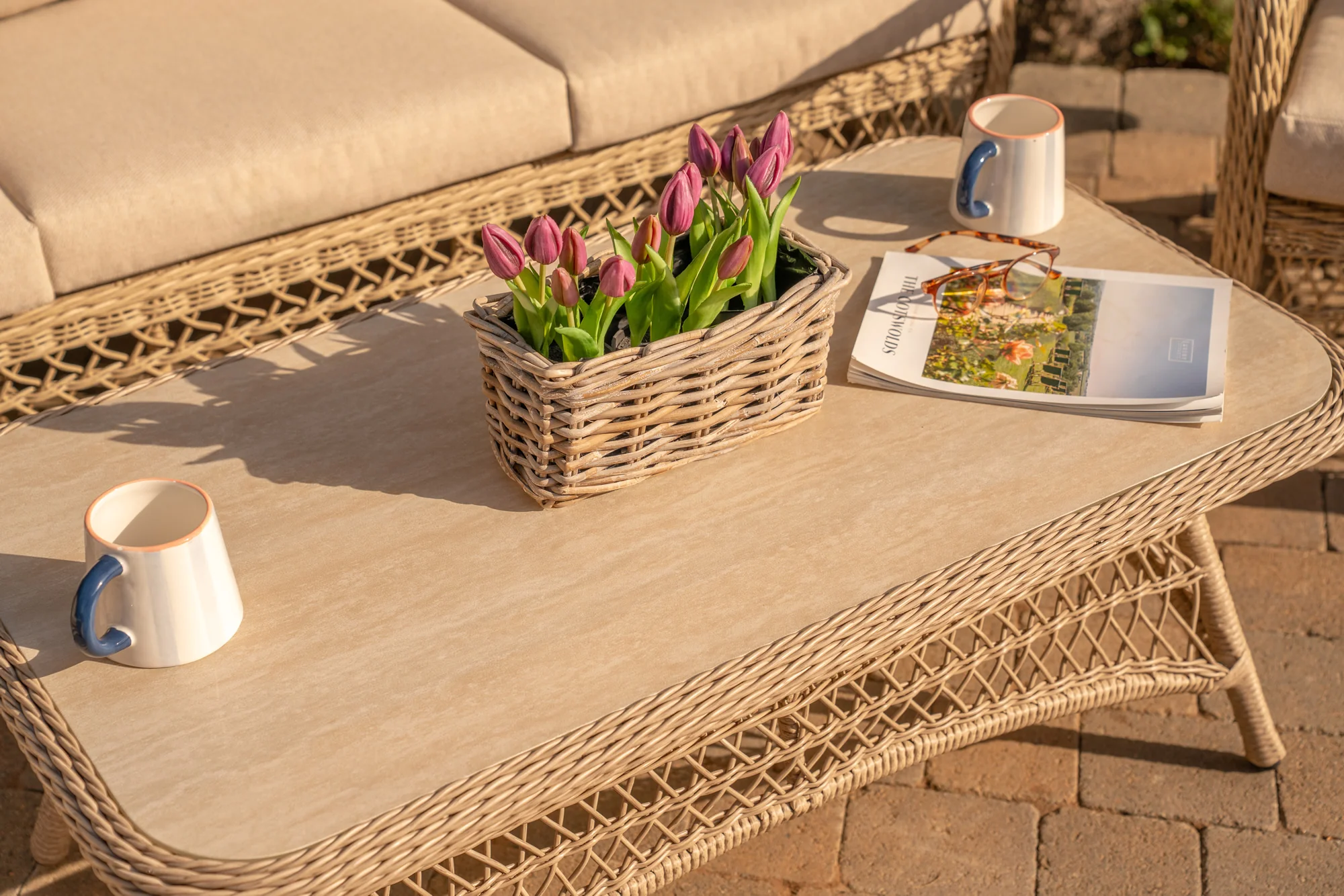 Sahara Wicker Sofa Set - Image 4