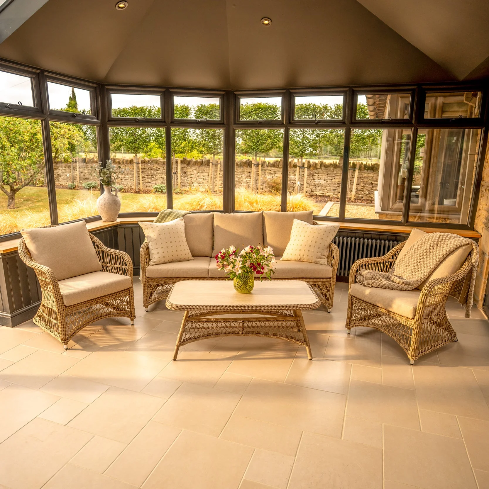 Sahara Wicker Sofa Set - Image 6