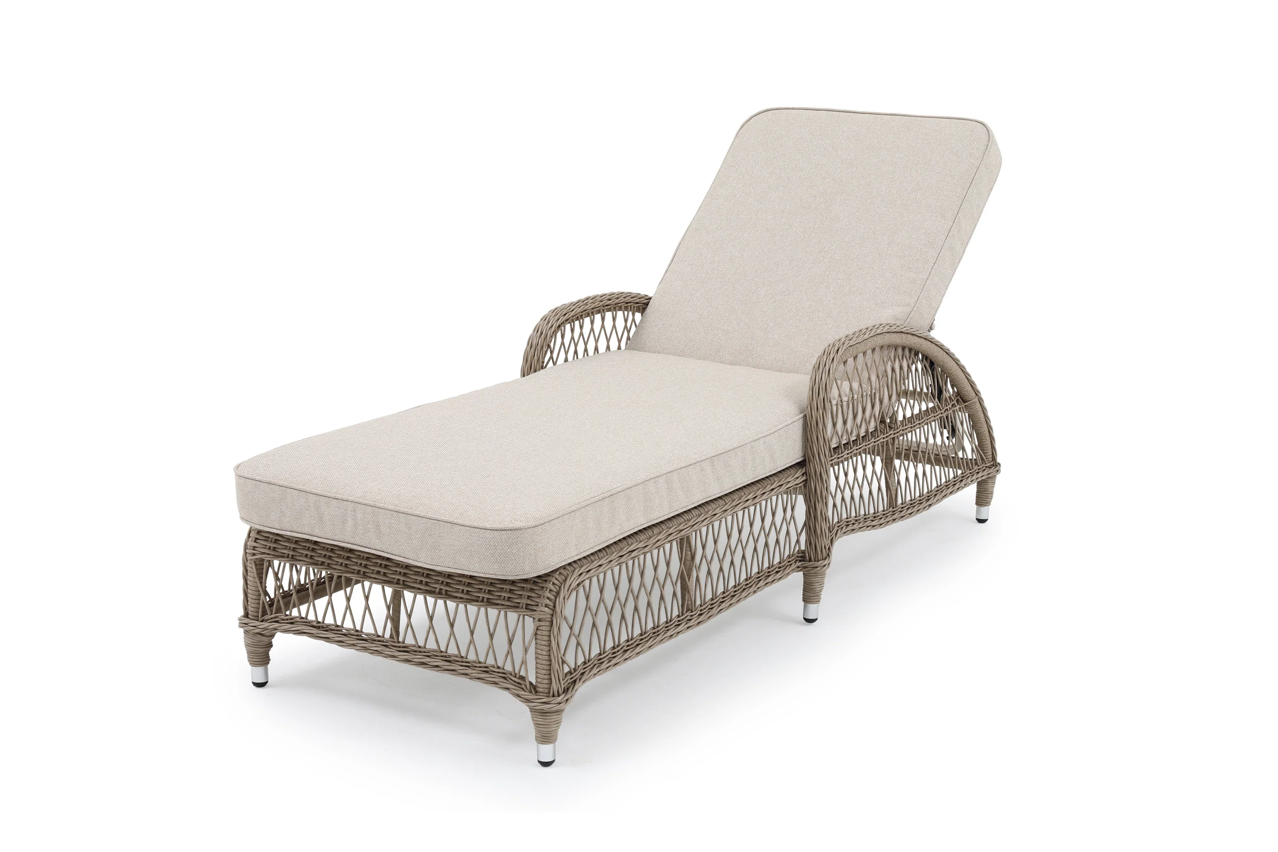 Sahara Wicker Sun Lounger - Image 6
