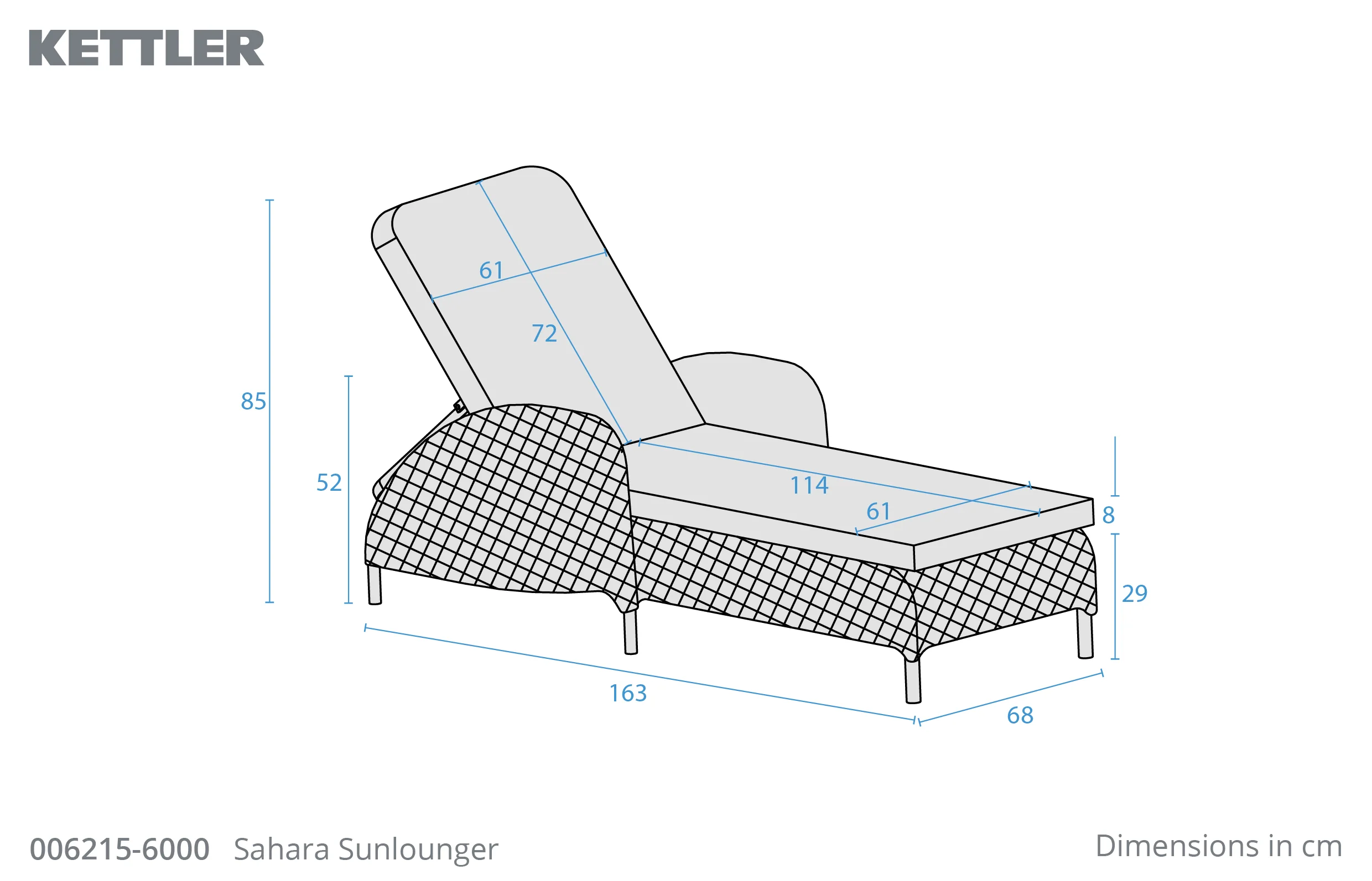 Sahara Wicker Sun Lounger - Image 7