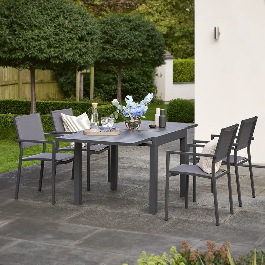 Sento Extending Dining Table 90/180 x 90cm - Image 5