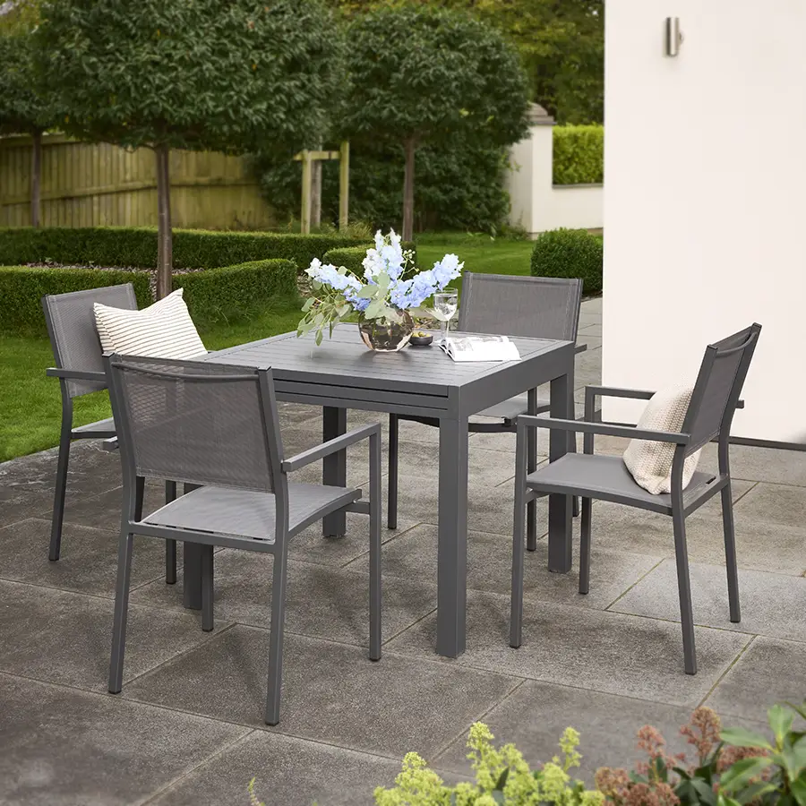 Sento Extending Dining Table 90/180 x 90cm - Image 6