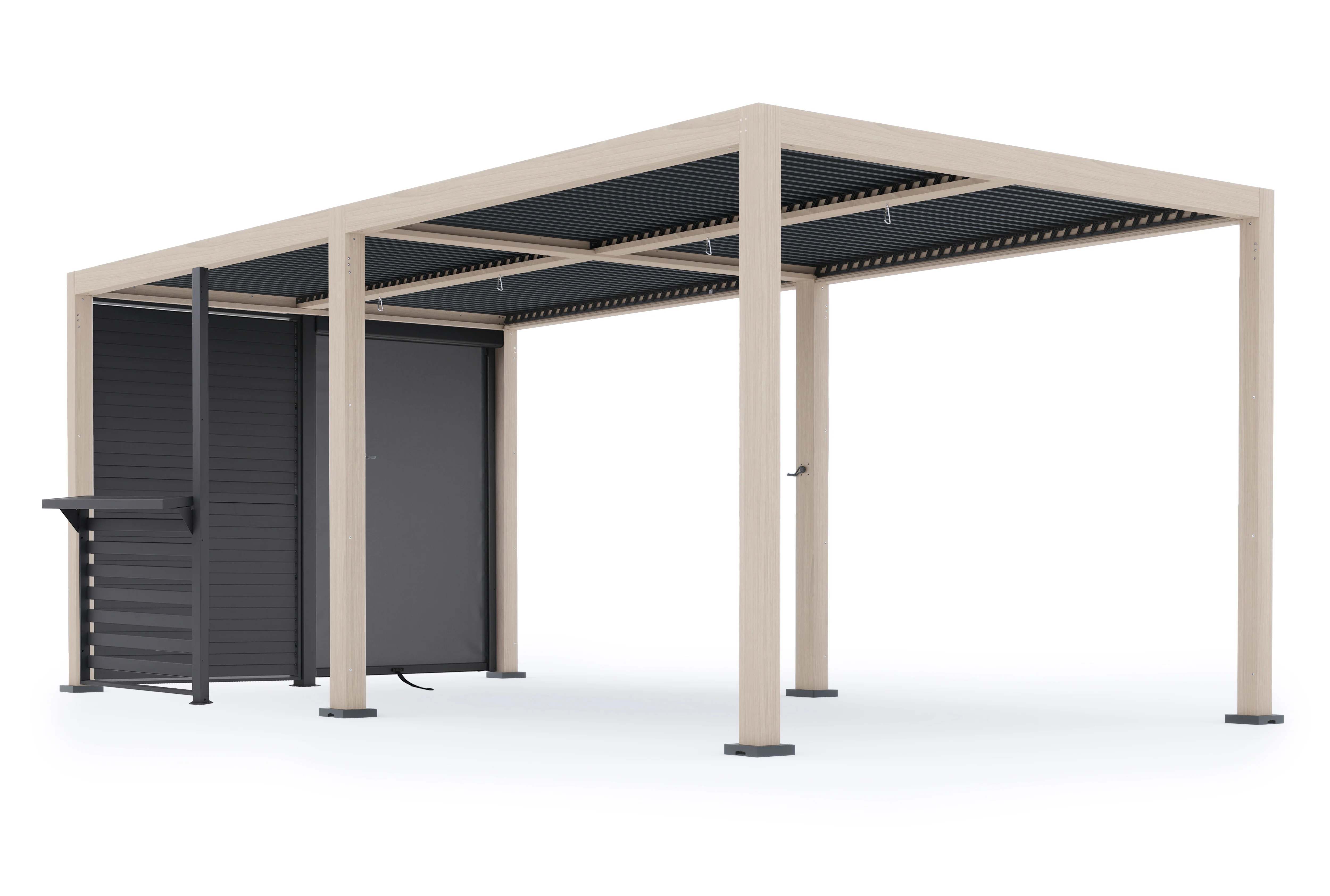 Kettler Signature Pergola in Wood Effect. Available in 3 Sizes - Image 13