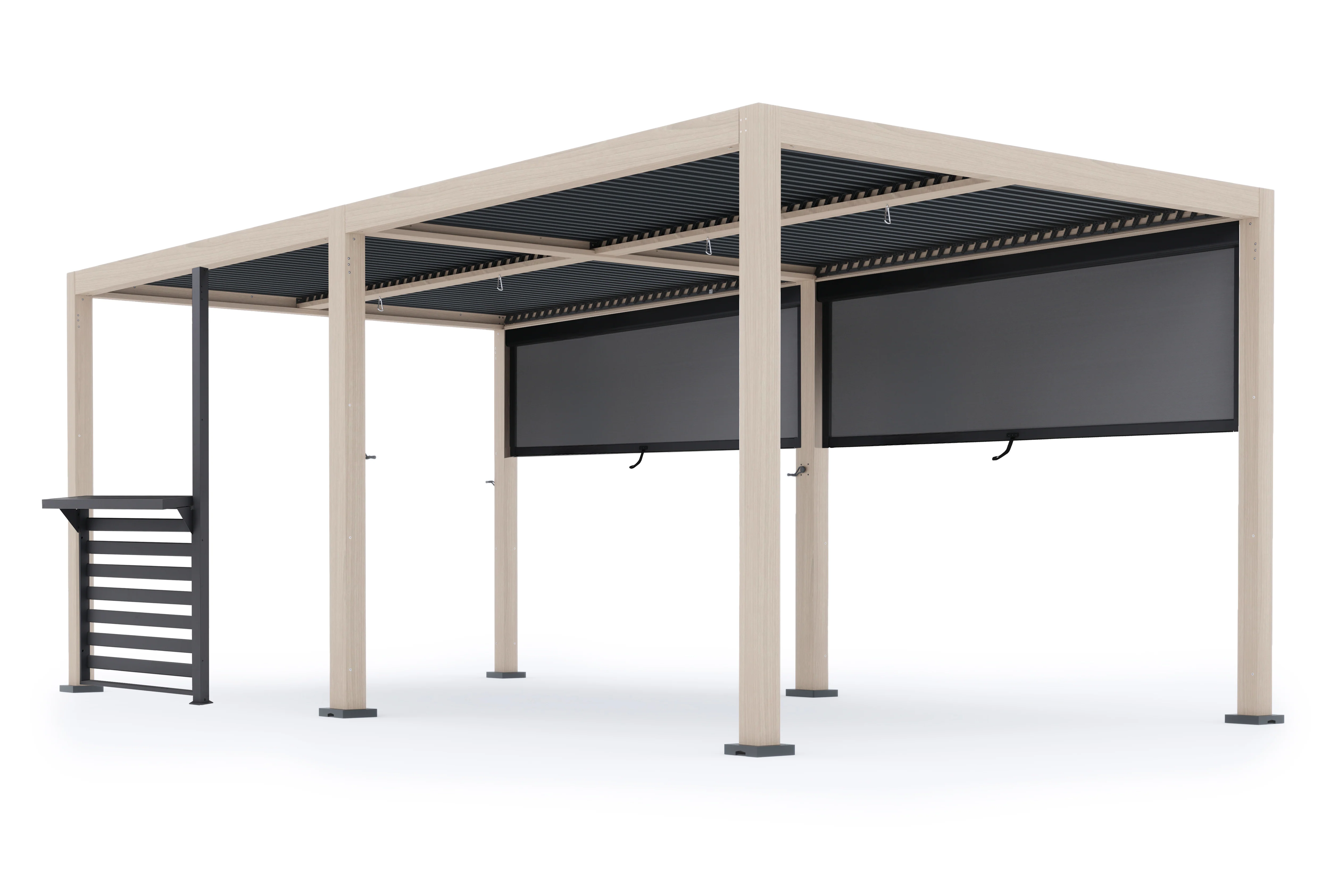 Kettler Signature Pergola in Wood Effect. Available in 3 Sizes - Image 14