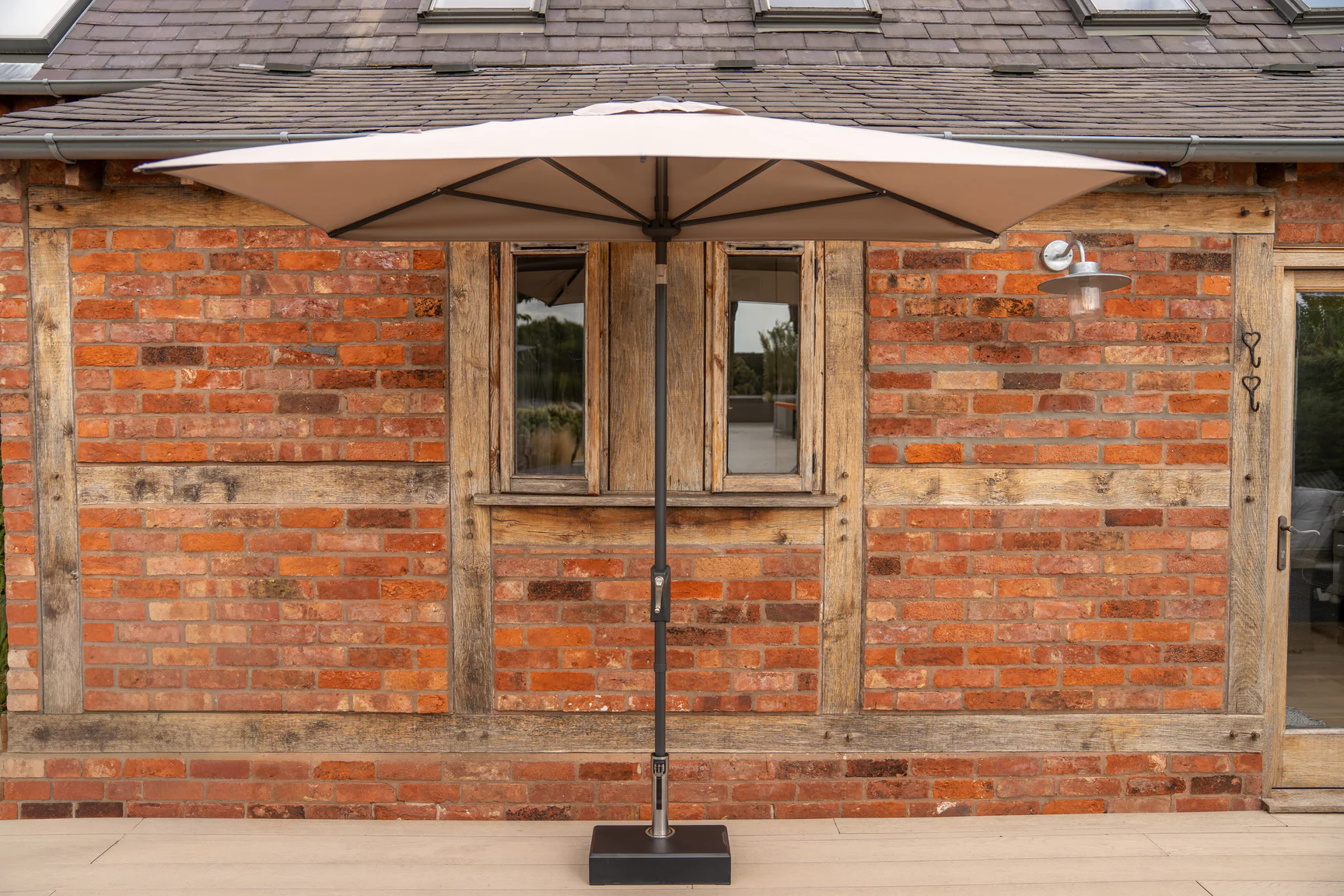 Balcony Parasol Rectangular with Auto Tilt & Night Cover - Image 4