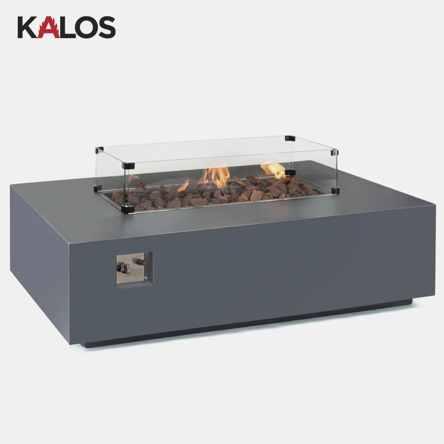 Surf Active Outdoor Lounge Set with Kalos Fire Pit Coffee Table - Image 4