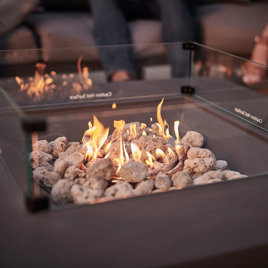 Kalos Universal Fire Pit (aluminium) – Coffee Table 105cm - Image 3